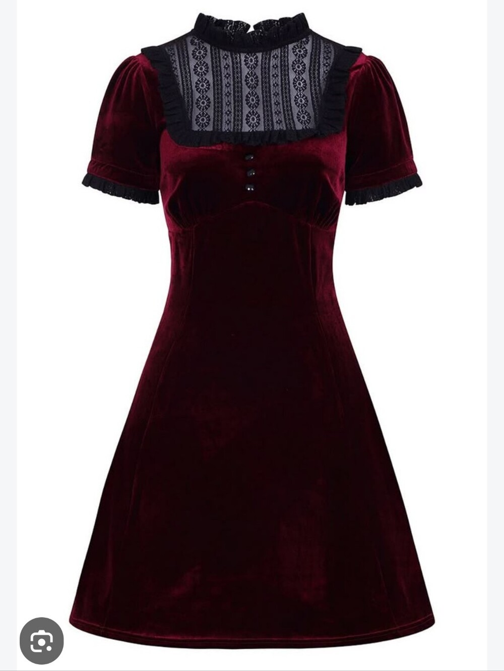 Hell Bunny Velvet Burgundy Caroline Maroon Gothic Punk Emo Witchy Goth Dress